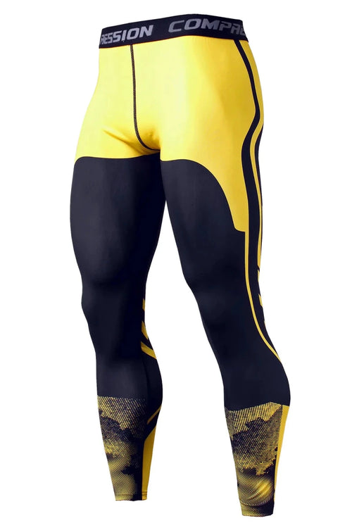 Men's slim-fit quick-dry workout trousers by MANDOTOS INTERNATIONAL, shown in a sleek, athletic fit with breathable fabric.