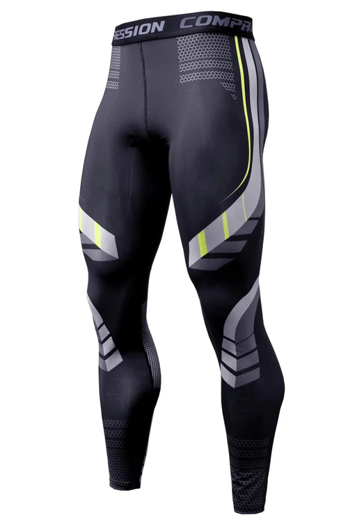 Men's slim-fit quick-dry workout trousers by MANDOTOS INTERNATIONAL, shown in a sleek, athletic fit suitable for active wear.
