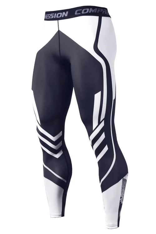 Men's slim-fit quick-dry workout trousers by MANDOTOS INTERNATIONAL, shown in a sleek, modern design with athletic fit and breathable fabric.