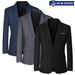 Men's slim fit travel blazer by MANDOTOS INTERNATIONAL, lightweight suit jacket with tailored design and versatile style.