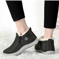 Men's waterproof winter snow boots by MANDOTOS INTERNATIONAL, outdoor work shoes in plus size with rugged soles and insulated lining.