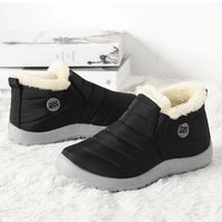 Men's waterproof winter snow boots by MANDOTOS INTERNATIONAL, outdoor work shoes, plus size, durable with rugged tread for winter conditions.