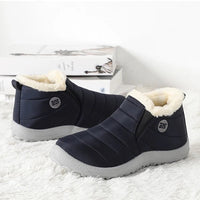 Men's waterproof winter snow boots by MANDOTOS INTERNATIONAL, outdoor work shoes in plus size with rugged outsole and warm lining.