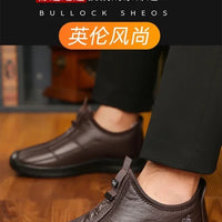 Men's winter waterproof non-slip platform work boots by MANDOTOS INTERNATIONAL, size 38-48, with sturdy sole and insulated design.