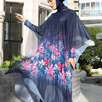 Mandotos International modest coverage Muslim burkini with full-coverage design, stylish and functional swimwear for middle-aged women.