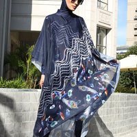 Mandotos International modest Muslim burkini with full coverage, stylish design, and functional swimwear for middle-aged women.