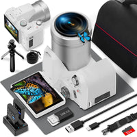 Mandotos International Monitech 64MP 4K Vlogging Pro Camera Kit with 3-inch flip screen for high-quality video recording and vlogging.