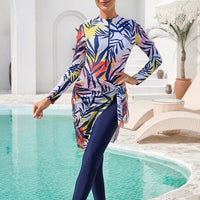 Mandotos International Motive Force Muslim swimwear in sizes M-XXXL, stylish, comfortable beach attire for modest wearers.