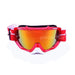 Mandotos International mountain bike goggles and off-road motorcycle sunglasses with tinted lenses and adjustable straps.