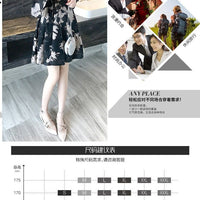 Mandotos International women's floral summer dress with Korean style, slim fit, perfect for fashionable summer weather.