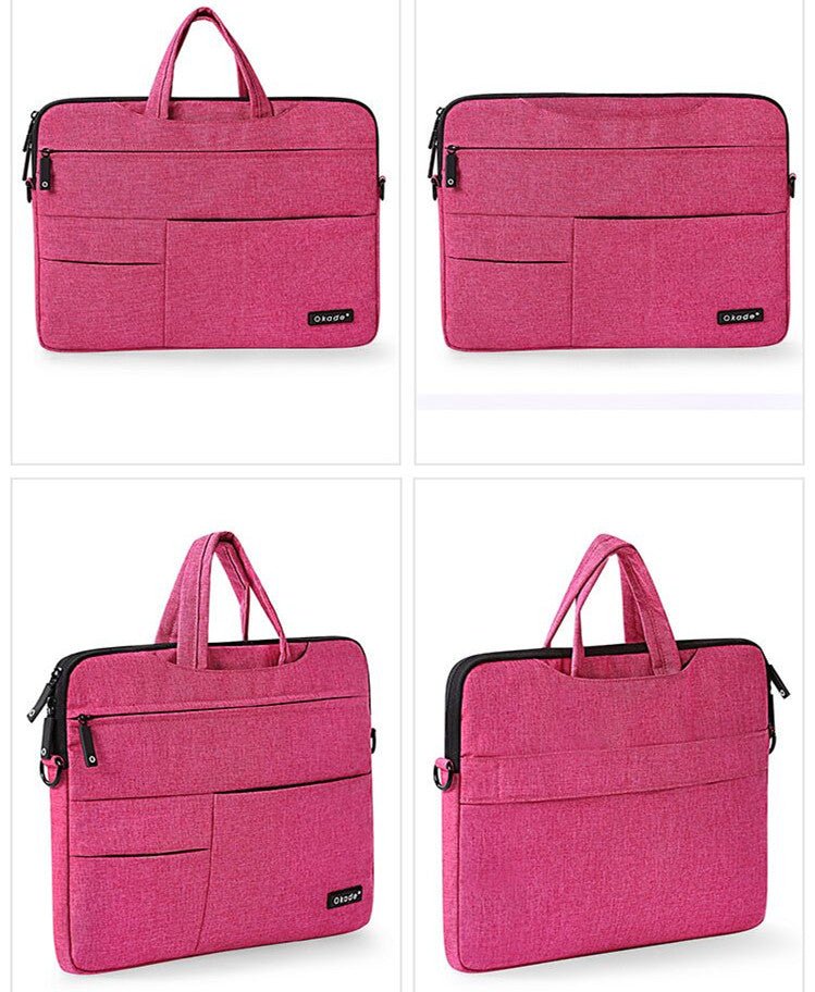 Mandotos International Okade waterproof shockproof shoulder bag for 11-15 inch MacBook Pro and Air laptops, sleek and lightweight design.
