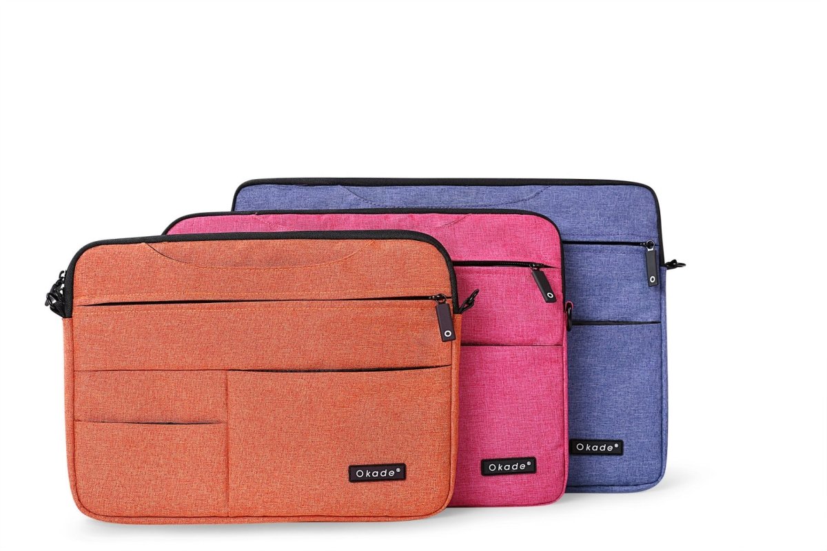 Mandotos International Okade waterproof shockproof single shoulder bag for 11-15 inch MacBook Pro and Air laptops.