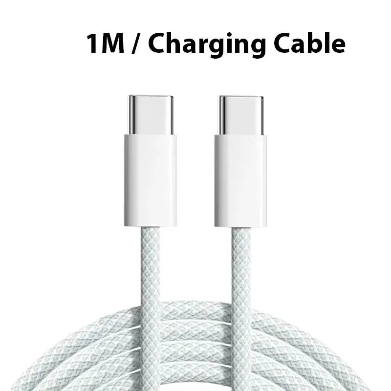 Mandotos International PD 40W fast charger with USB-C cable for iPhone 13 Pro Max, iPad Air, and other USB-C devices.