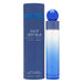 Perry Ellis 360 Blue Essence men's cologne bottle, 3.4 oz, with blue and silver packaging, displayed on a neutral background.