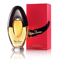 Mandotos International Picasso Femme Eau de Parfum 1.7 oz bottle with bergamot and amber notes.