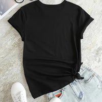 Mandotos International playful heart print junior T-shirt with fun design, ideal for daily outings and casual wear.