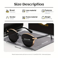 Mandotos International polarized fit-over sunglasses for women with thin temples, anti-glare lenses ideal for driving.