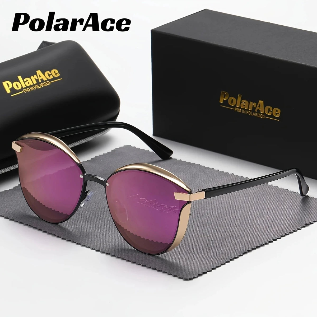 Mandotos International polarized fit-over sunglasses for women with thin temples and anti-glare lenses, ideal for driving.