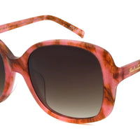 Mandotos International unisex square sunglasses with gradient resin lenses, classic acetate frame for women and men, small face fit