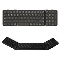 Mandotos International portable foldable wireless keyboard with numeric keypad displayed on a flat surface