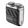 Mandotos International portable electric shaver for men with mini USB power, suitable for face, body, and bikini shaving.