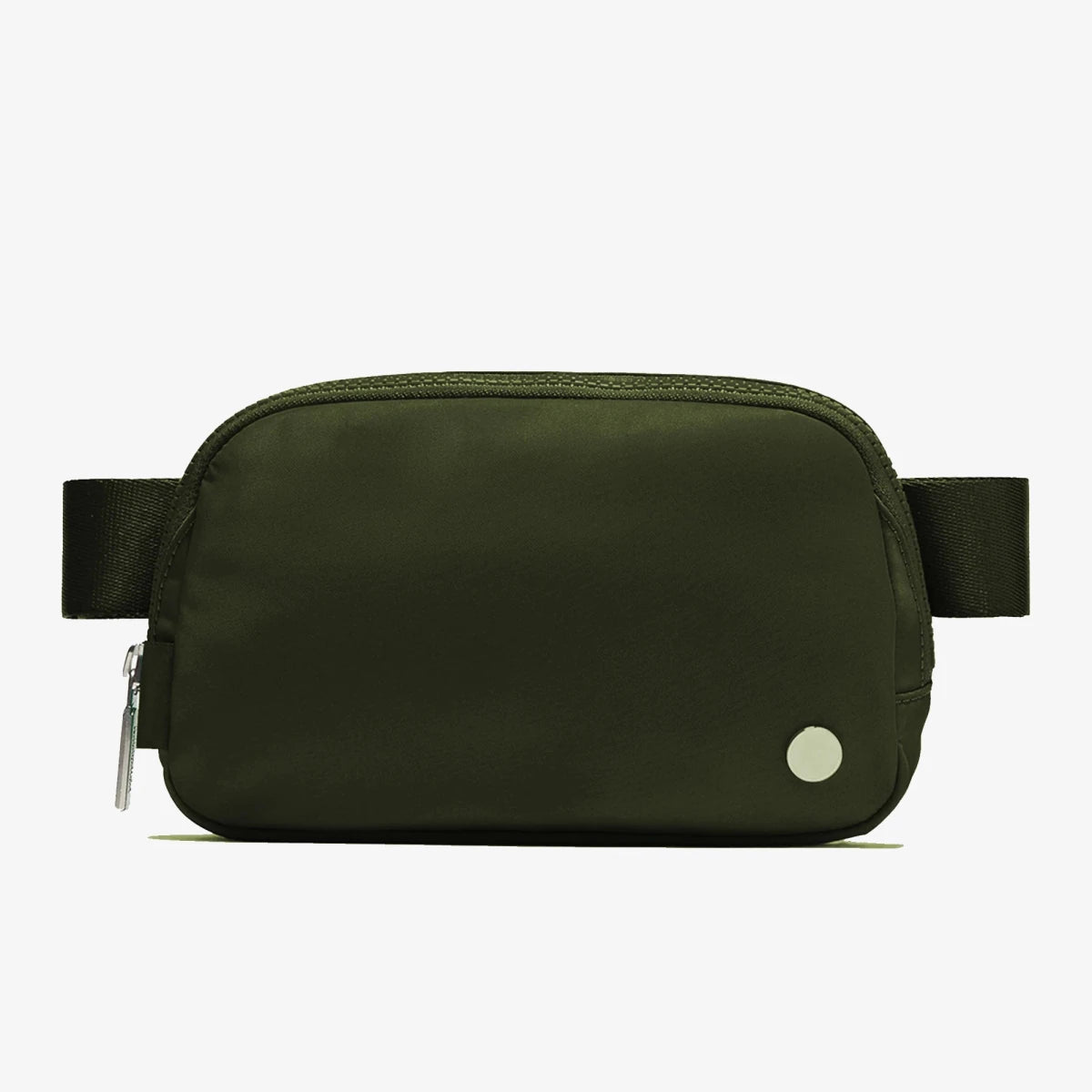 Mandotos International lightweight women's waist bag for running and travel, shown with adjustable strap and spacious compartment.