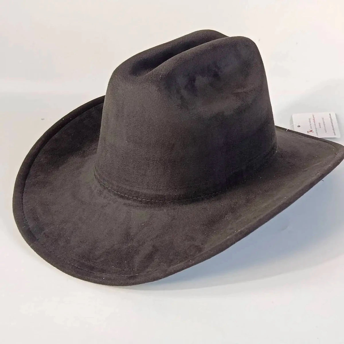 Premium suede cowboy hat by MANDOTOS INTERNATIONAL, stylish unisex hat for outdoor events and festivities.