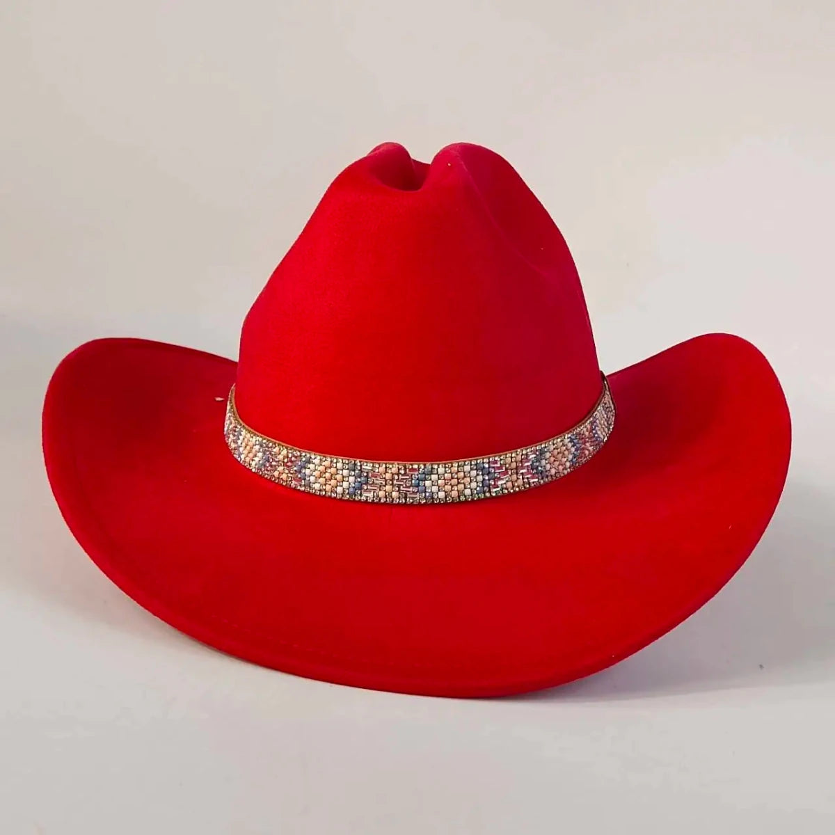 Premium suede cowboy hat by MANDOTOS INTERNATIONAL, stylish outdoor accessory for men and women, perfect for festivals and outdoor events.