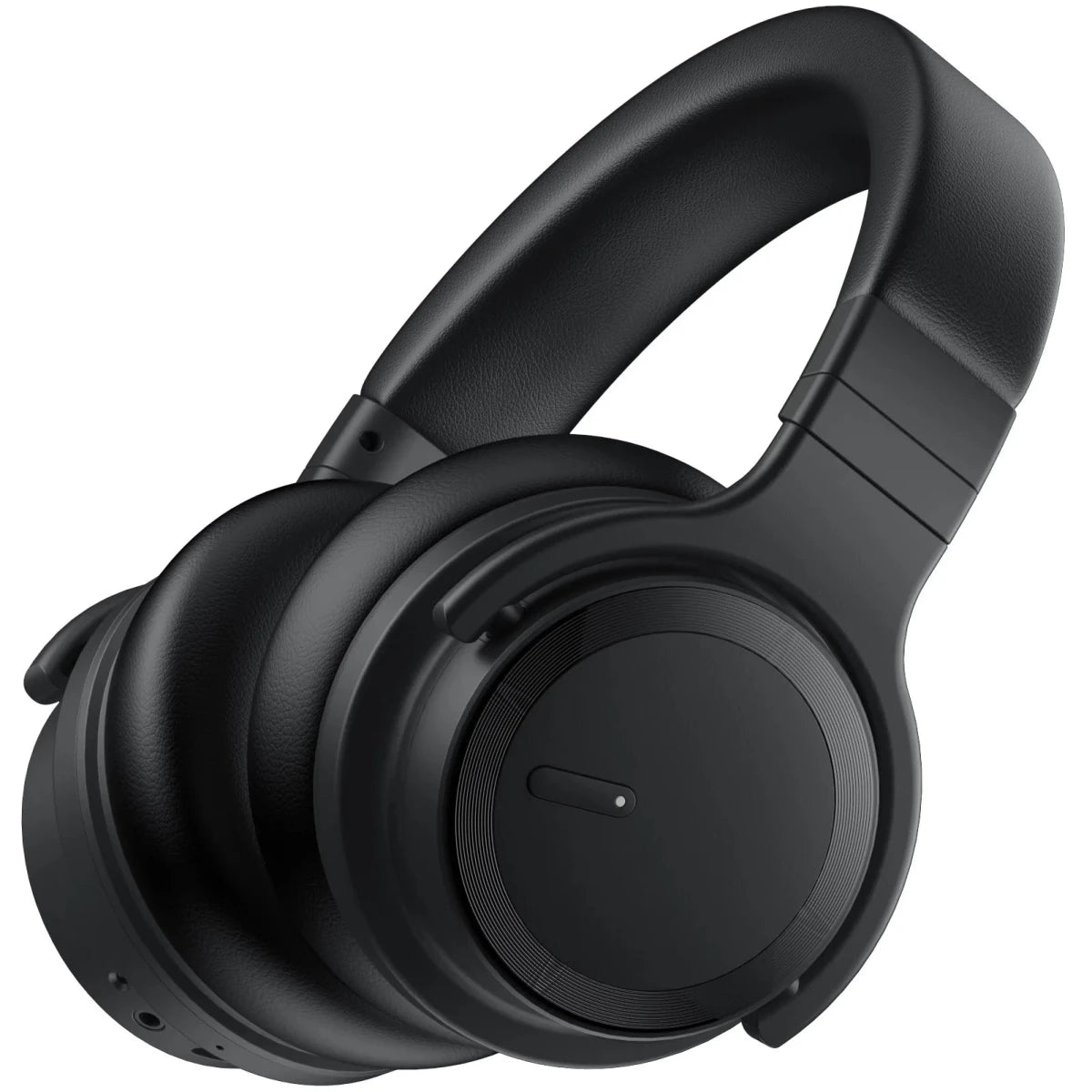 Mandotos International premium wireless noise-canceling headphones with over-ear design, ideal for travel and work.