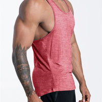 Mandotos International men's quick dry sports tank top for gym, running, and basketball, lightweight and breathable athletic wear