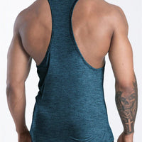 Mandotos International men's quick dry sports tank top for gym, running, and basketball, lightweight and breathable athletic shirt