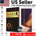 Mandotos International S21 Series 3-Pack Ultra Clear Screen Protectors for Samsung Galaxy S21 smartphones.
