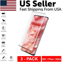 Mandotos International S21 Series 3-pack ultra-clear screen protectors for Samsung Galaxy S21 smartphones