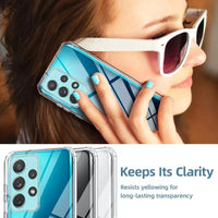 Mandotos International Samsung Galaxy S24 Ultra Plus complete protection kit with screen protector and phone case.