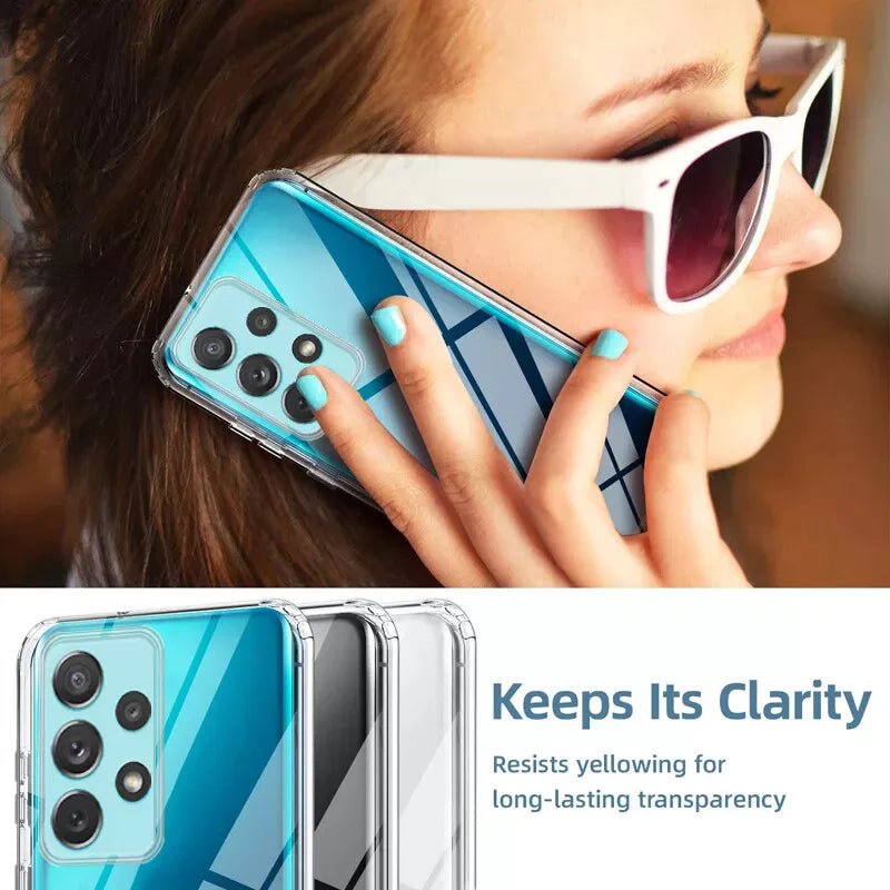 Mandotos International Samsung Galaxy S24 Ultra Plus complete protection kit with screen protector and phone case.