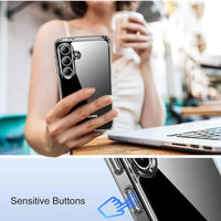 Mandotos International Samsung Galaxy S24 Ultra Plus protection kit with screen protector, case, and accessories.