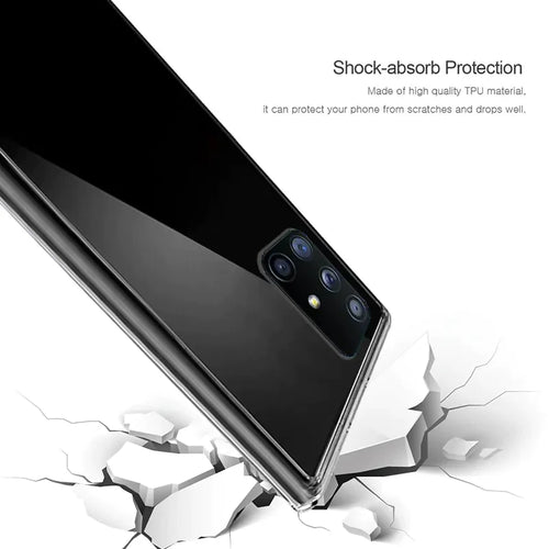 Mandotos International Samsung Galaxy S24 Ultra Plus complete protection kit with phone case, screen protector, and accessories.