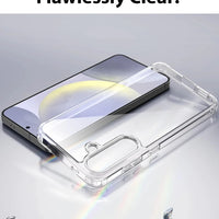 Samsung Galaxy S24 Ultra Plus protection kit by MANDOTOS INTERNATIONAL with screen protector and protective case.