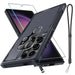 Samsung S25 Ultra armored defense case by MANDOTOS INTERNATIONAL with screen and lens cover, rugged protective phone case image
