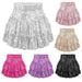 African high waist sequin mini skirt by MANDOTOS INTERNATIONAL, featuring vibrant dashiki print and shimmering sequins for summer wear.