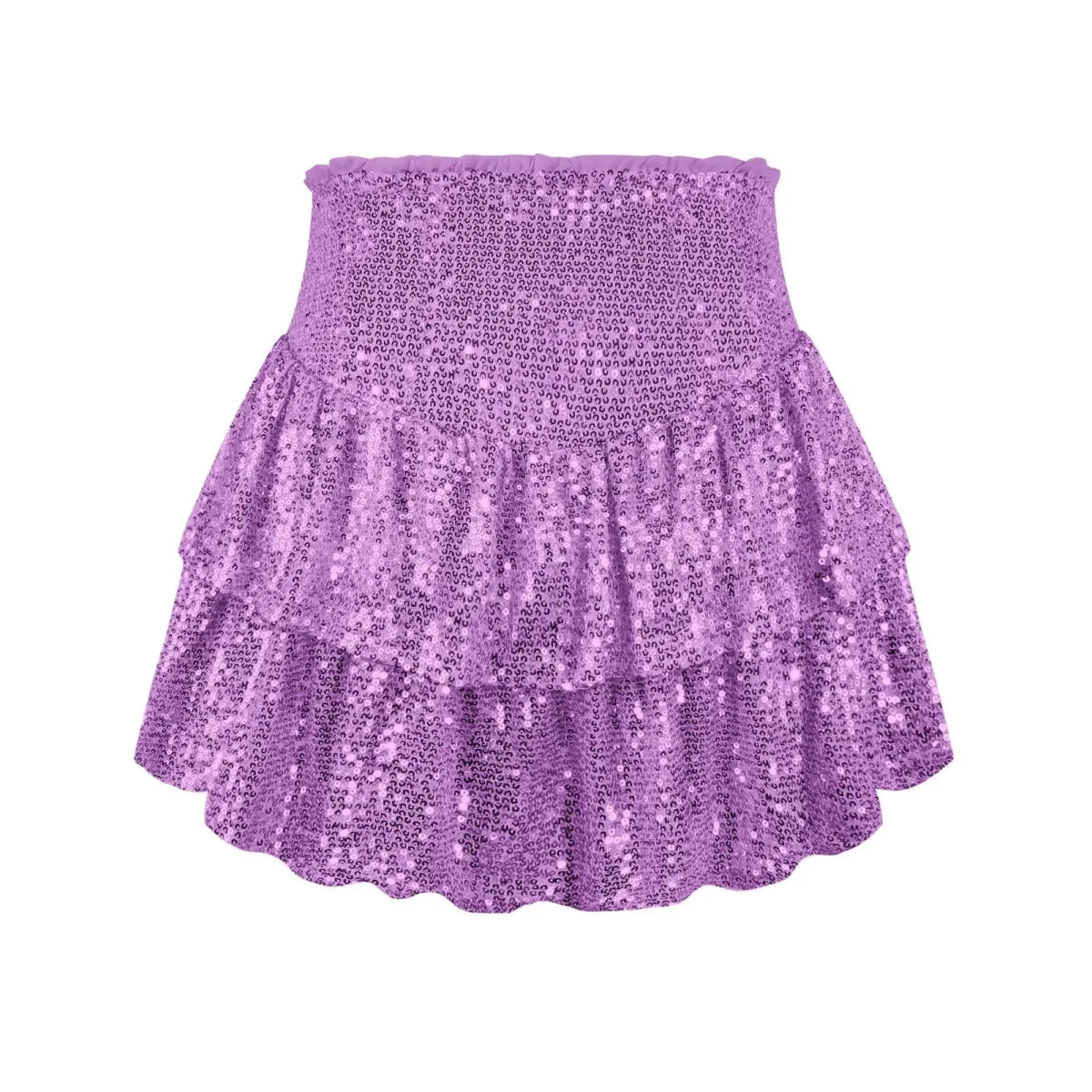 African high waist sequin mini skirt by MANDOTOS INTERNATIONAL, featuring vibrant dashiki-inspired design and shimmering embellishments.