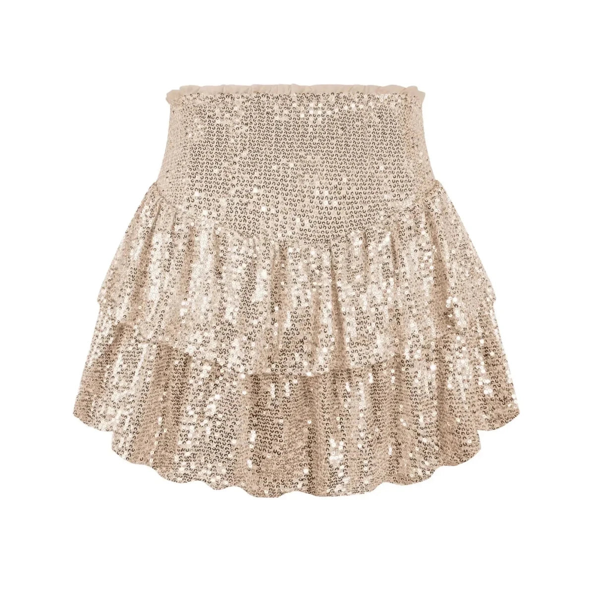 African high waist sequin mini skirt by MANDOTOS INTERNATIONAL featuring dashiki-inspired design for summer women’s fashion.