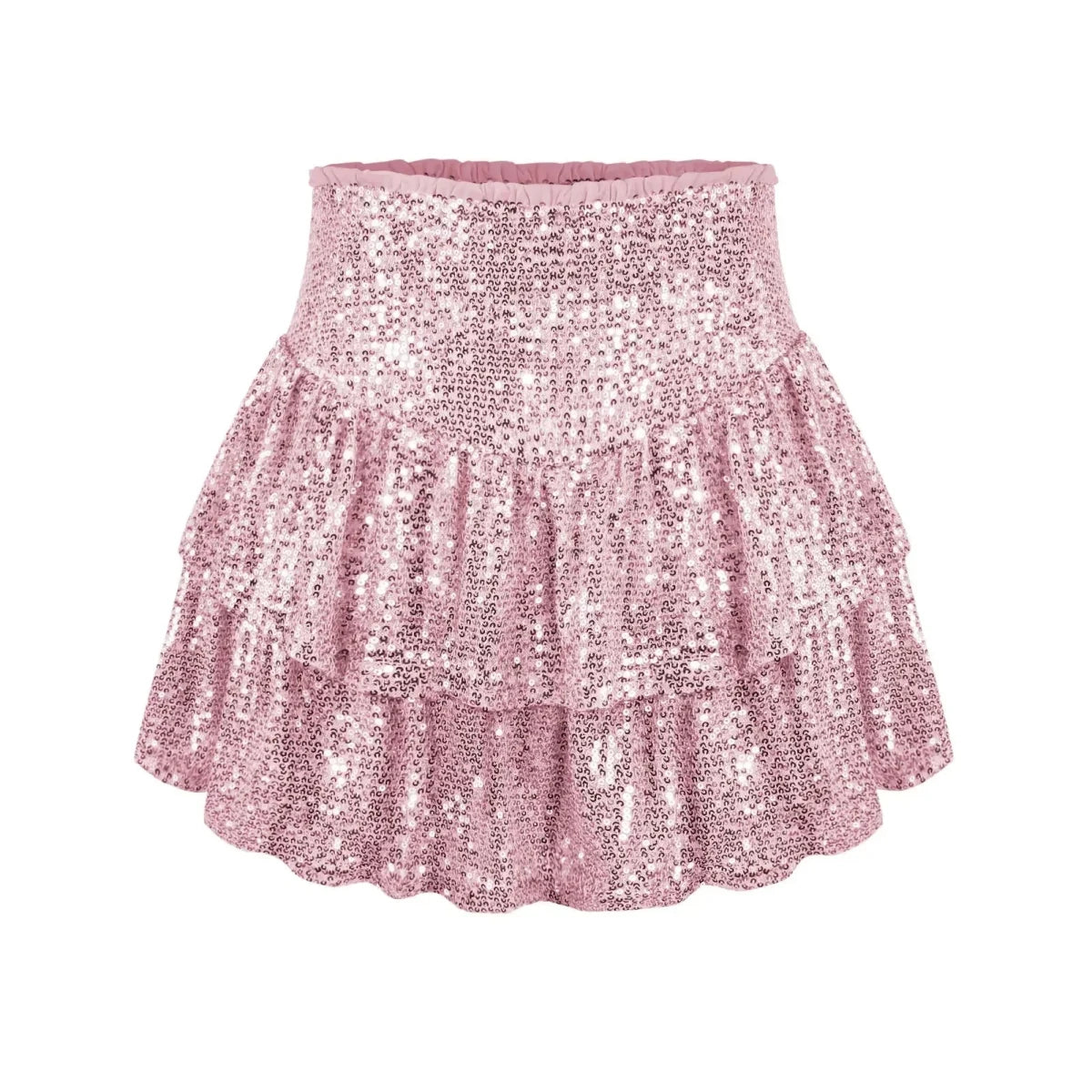 African high waist sequin mini skirt by MANDOTOS INTERNATIONAL, featuring vibrant dashiki-inspired design for stylish summer wear.