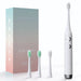 Mandotos International Smart Sonic Toothbrush with white soft bristles and fast Type-C charging for effective oral cleaning.