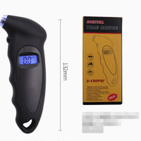 Mandotos International Smart Tire Pressure Monitor displaying digital readout on a vehicle dashboard.