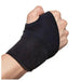Mandotos International sports pressure wristband for badminton, basketball, and tennis, suitable for men and women, shown on a wrist.
