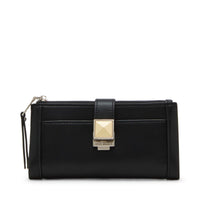Steve Madden Cindee cushioned bifold wallet by MANDOTOS INTERNATIONAL, featuring a sleek design with stitched detailing and multiple card slots.