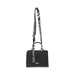Black Steve Madden LATTUCA chic crossbody bag with adjustable strap and sleek design for everyday style.