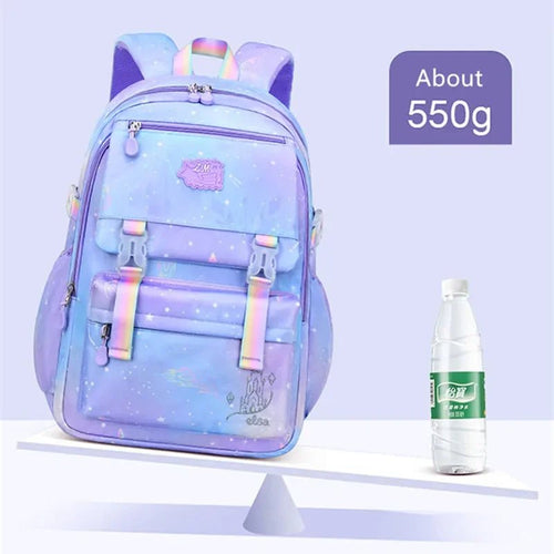 Stylish waterproof nylon backpack by Mandotos International, suitable for travel, school, and sports, with unisex design.