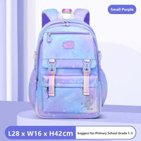 Stylish waterproof nylon backpack by MANDOTOS International, perfect for travel, school, or sports, with unisex design.